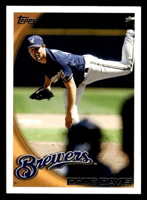 Tarjeta 2010 Topps Update #US-32 Doug Davis Milwaukee Brewers Foto 1 de 2