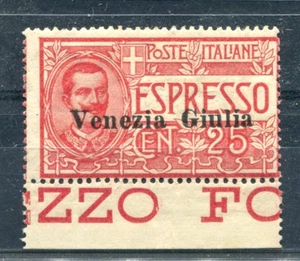 VENEZIA GIULIA 1918-19 francobollo cent. 25 espresso sovrastampato nuovo non lin - Bild 1 von 2