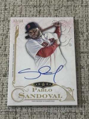 2015 Pablo Sandoval Topps Five Star On Card Auto /50 #FSA-PS - Image 1 of 2