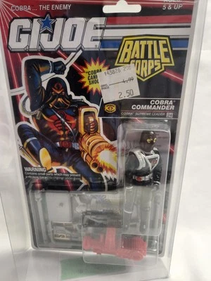 Vintage GI Joe COBRA COMMANDER v6 Original 1993 Battle Corps #24 MOC Sealed - Image 1 of 4