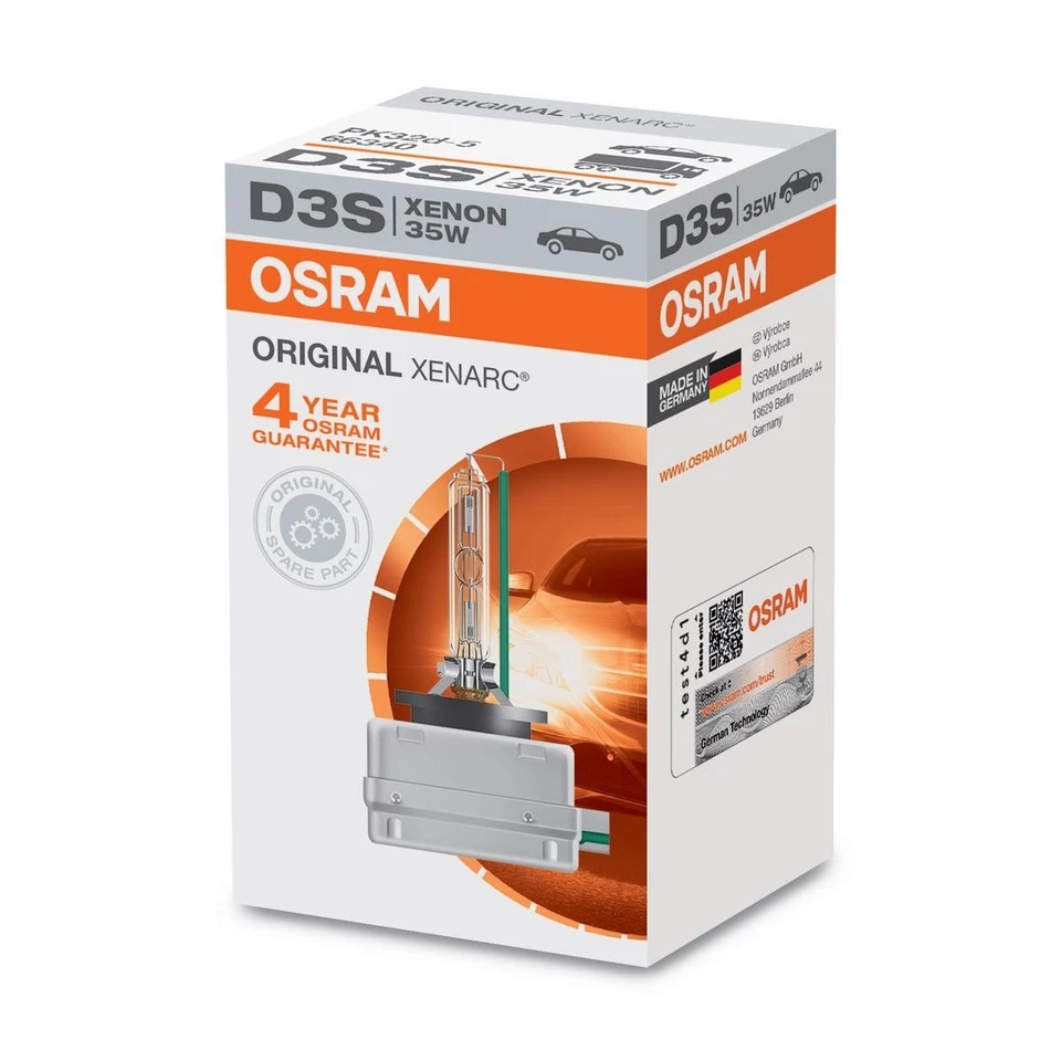 1x D3S OSRAM XENARC ORIGINAL Xenon Brenner 42V 4100K Scheinwerferlampe PK32d-5 - Bild 1 von 4