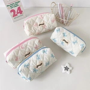 Bowknot Stationery Storage Bag Large Capacity Stationery Organizer Student - Picture 1 of 14