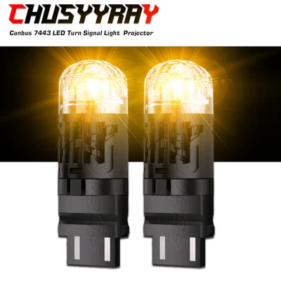 For Toyota Highlander 2001-2021 Amber 7443/7440 LED Turn Signal Parking Light 2x - Image 1 of 4