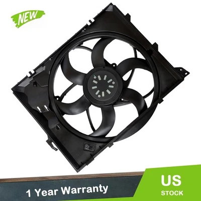 Electric Radiator Cooling Fan 622980 For BMW 328i 2007-2012 2013 325i 330i 2006 - Image 1 of 4