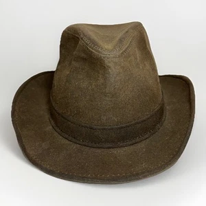 Vintage Henschel Hat Company Hut Medium 100% Echtleder - Bild 1 von 8