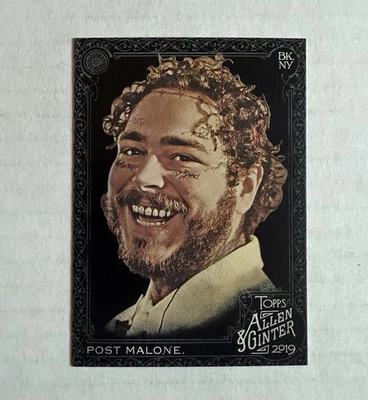 2019 Topps Allen Ginter X Post Malone RC #176 - Image 1 of 2