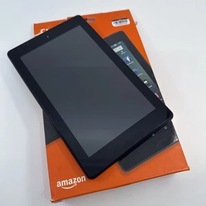 Amazon Fire 7 (9th Gen) M8S26G 16GB Wi-Fi Alexa 7'' Tablet - Black - Picture 1 of 7
