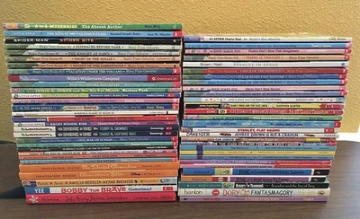 Lot A: 59 Children's Fiction Chapter Books (Magic Tree House Etc) No Duplicates! - Imagem 1 de 4