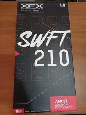 NEW SEALED XFX AMD Radeon RX 7800 XT Gaming 16GB Graphics Card GPU - Image 1 of 3