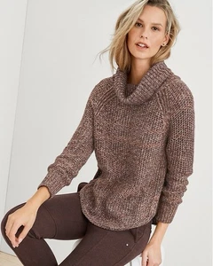PRANA Callisto Pullover in Dark Maeve Wolle Strick Rollkragenpullover Gr. Small - Bild 1 von 9