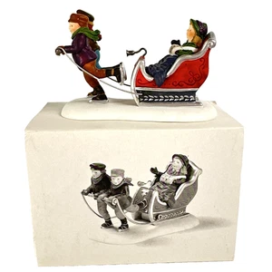 Heritage Village Winter Sleighride Bambini Natale Dickens con Scatola Dept. 56 5825-4 - Foto 1 di 4
