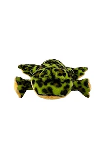Ganz Lil Kinz Bullfrog Plush Green Yellow Spotted Soft Stuffed Animal Bullfrog - Picture 1 of 11