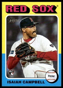 2024 Topps Heritage High Number Isaiah Campbell #645 RC Boston Red Sox - Picture 1 of 2