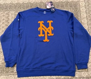 Herren Large New York Mets STITCHES Sweatshirt mit Rundhalsausschnitt - Bild 1 von 4