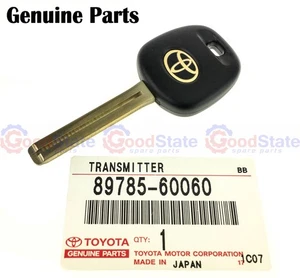 Genuine Toyota LandCruiser 100 Series UZJ Transponder Master Key Blank Uncoded - Picture 1 of 1