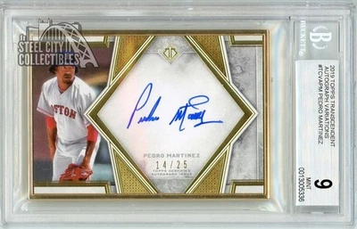Pedro Martinez 2019 Transcendent Variation Autograph Card #TCVA-PM 14/25 BGS 9 - Image 1 of 2