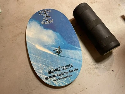 Original Indo Board Equilibrio Entrenador Set Fitness Esquí Snow Board Surf con Rodillo Foto 1 de 4