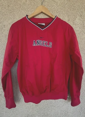 Vintage Nike Team Anaheim Angels Pullover Windbreaker Jacket Women's Medium 8-10 - Image 1 of 4
