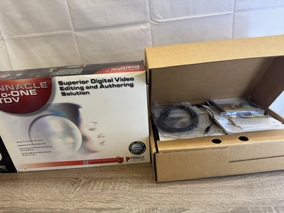 Pinnacle Pro-ONE RTDV PCI Video Editing Card Adobe Premiere 6.5 NEW Complete Box - Image 1 of 4