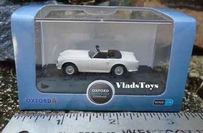 Oxford 1/76 Scale Triumph TR4 sports car 1965 - New White 76TR4003 USA - Image 1 of 2