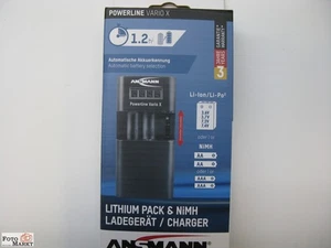 ANSMANN Powerline Vario X Akku-Ladegerät f. Digitalkamera Akkus Li-Ion universal - Bild 1 von 2