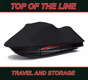 BLACK TOP OF THE LINE Bombardier SeaDoo GTi LE RFI 2003-2005 Jet Ski Cover - Foto 1 di 1
