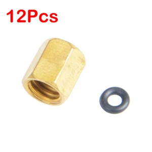 12Pcs 2.6*3.6mm for Epson DX4 DX5 Big Damper Ink Piping Copper Screw w/ O-ring - Picture 1 of 3