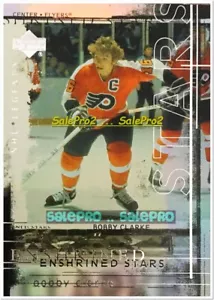 UD LEGENDS 2000 BOBBY CLARKE NHL PHILADELPHIA FLYERS ENSHRINED STARS MINT #ES9 - Picture 1 of 2