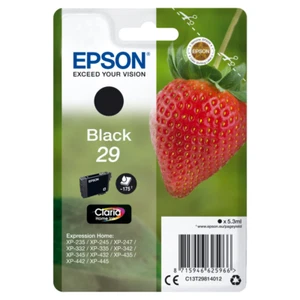 Epson Original Tintenpatrone Erdbeere XP-235 XP-455 Schwarz 5,3ml - Bild 1 von 1