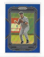 2023 Panini Prizm Prizm Blue #256 Craig Biggio Astros /149 