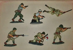 6 SOLDIERS KING & COUNTRY Banzai IWJ14 WW2 IMPERIAL JAPANESE ARMY - Picture 1 of 6