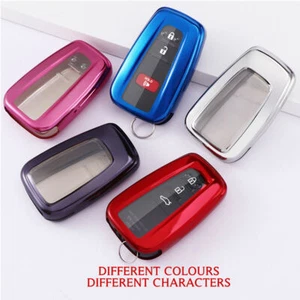 TPU Key Cover for 2019-2022 Toyota Camry Corolla Rav4 Avalon Highlander HYQ14FBE - Bild 1 von 14
