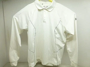 UA Under Armour Loose Coldgear Pull Over Sweater White Men's SZ LG  VGC - Picture 1 of 3