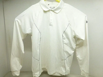 Suéter UA Under Armour Suelto Coldgear Pull Over Blanco Para Hombre Talla LG EN MUY BUENA CONDICIÓN Foto 1 de 3