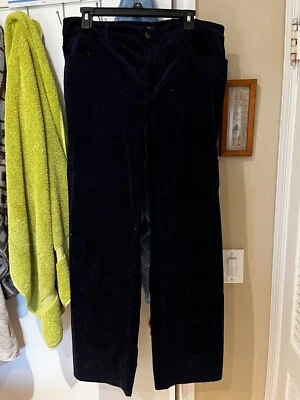 Chaps - Pantalones de pana para dama - Azul marino - Usados - Talla 14 Foto 1 de 4