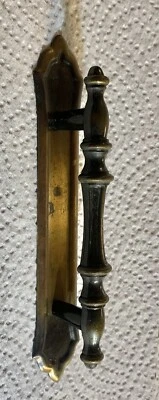 Tirador de cajón de latón colonial MCM MODERNO herrajes antiguos manija de gabinete 3" centro Foto 1 de 4