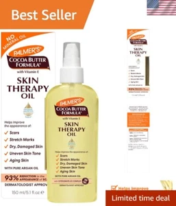 Kakaobutter Formel Hauttherapie Öl - 3er Pack Feuchtigkeitscreme mit Argan, 5,1 flüssige Unzen - Bild 1 von 14