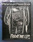 Friday The 13th Original Vintage Pressbook 1980