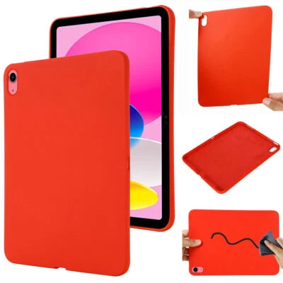Liquid Silicone Case Cover For iPad 2 3 4 5/6/7/8/9/10th Gen Mini Air Pro 11 - Image 1 of 4