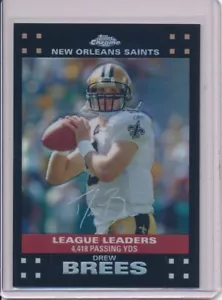 Drew Brees 2007 Topps refractor cromado #161 - Imagen 1 de 1