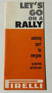 Seltene 1961 Pirelli Motor Sport Rallye Prospekt Drive Race WRC Autos - Bild 1 von 6