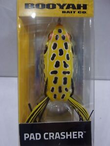 Booyah Pad Crasher 1/2 oz topwater bass fishing frog Choose your colons!