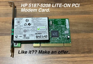 HP 5187-5208 LITE-ON PCI Modem Card - Picture 1 of 5