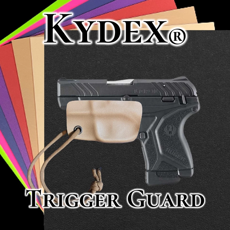 Protector de gatillo Ruger LCP MAX Kydex con tipo III 550 Paracord (elige color) Foto 1 de 4