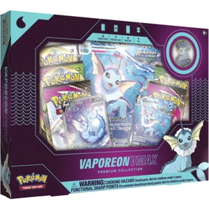 Pokemon TCG: Eevee Evolution Vaporeon VMAX Premium Collection - 5 Packs NEW - Picture 1 of 5