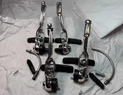 De colección TEKTRO V-Brake • BMX • MTB • ALEACIÓN • FRENO EN V • Plateado • OLD SCHOOL • EN MUY BUENA CONDICIÓN Foto 1 de 4