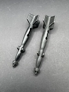 Cobra Firebat Lot Missiles GI Joe 1986 Hasbro Vintage Action Figure Vehicle X2 - Picture 1 of 2