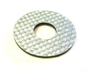 Anello rondella interruttore a levetta FIBRA ARGENTO per Gibson - Les Paul, SG, ES MADE IN USA - Foto 1 di 7