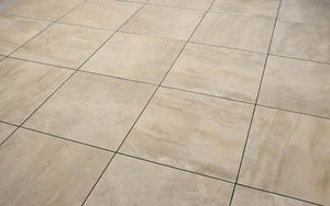 Keramik Terrassenplatten Feinsteinzeug Fliese BEIGE Wohnrausch Muster - Bild 1 von 4