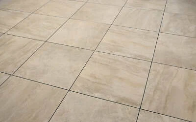 Keramik Terrassenplatten Feinsteinzeug Fliese BEIGE Wohnrausch Muster - Bild 1 von 4